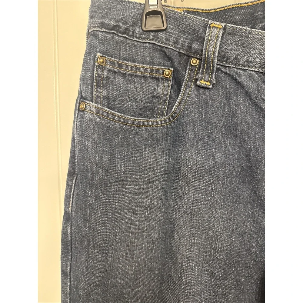 Carhartt Men's Jeans 32x 32 Relaxed Fit Dark Blue